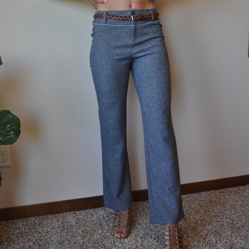 Fitted Gray Slacks Size Junior L